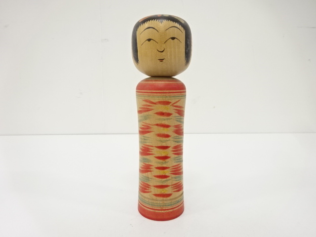 郷土玩具　秋山一雄造　こけし（21.8センチ）